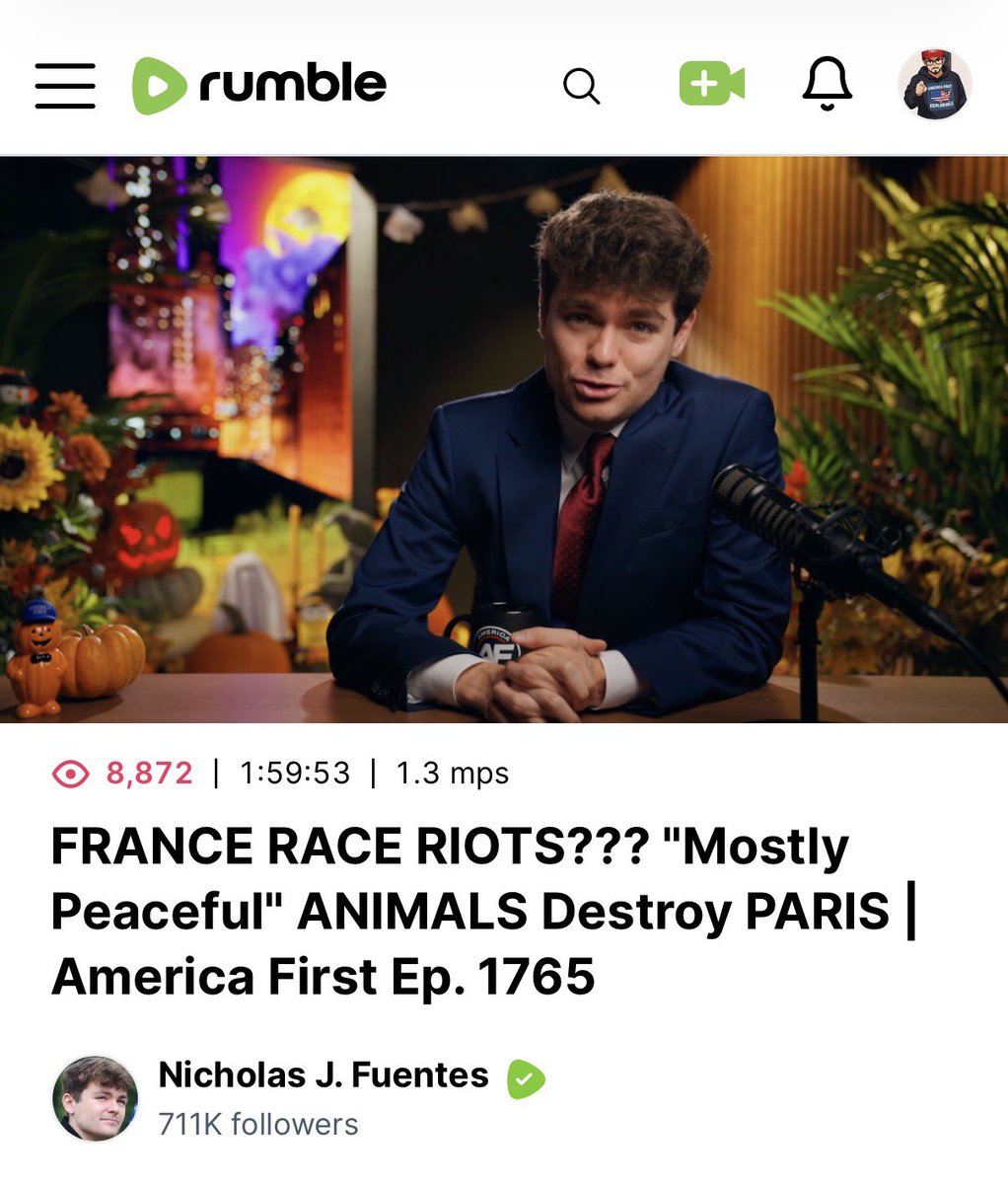 AF_Deplorables's tweet photo. Wow. Only 8 Thousand live viewers for Mr. Fuentes? What happened to over 30k live viewers a night?! https://t.co/Yd4qZUBSVw