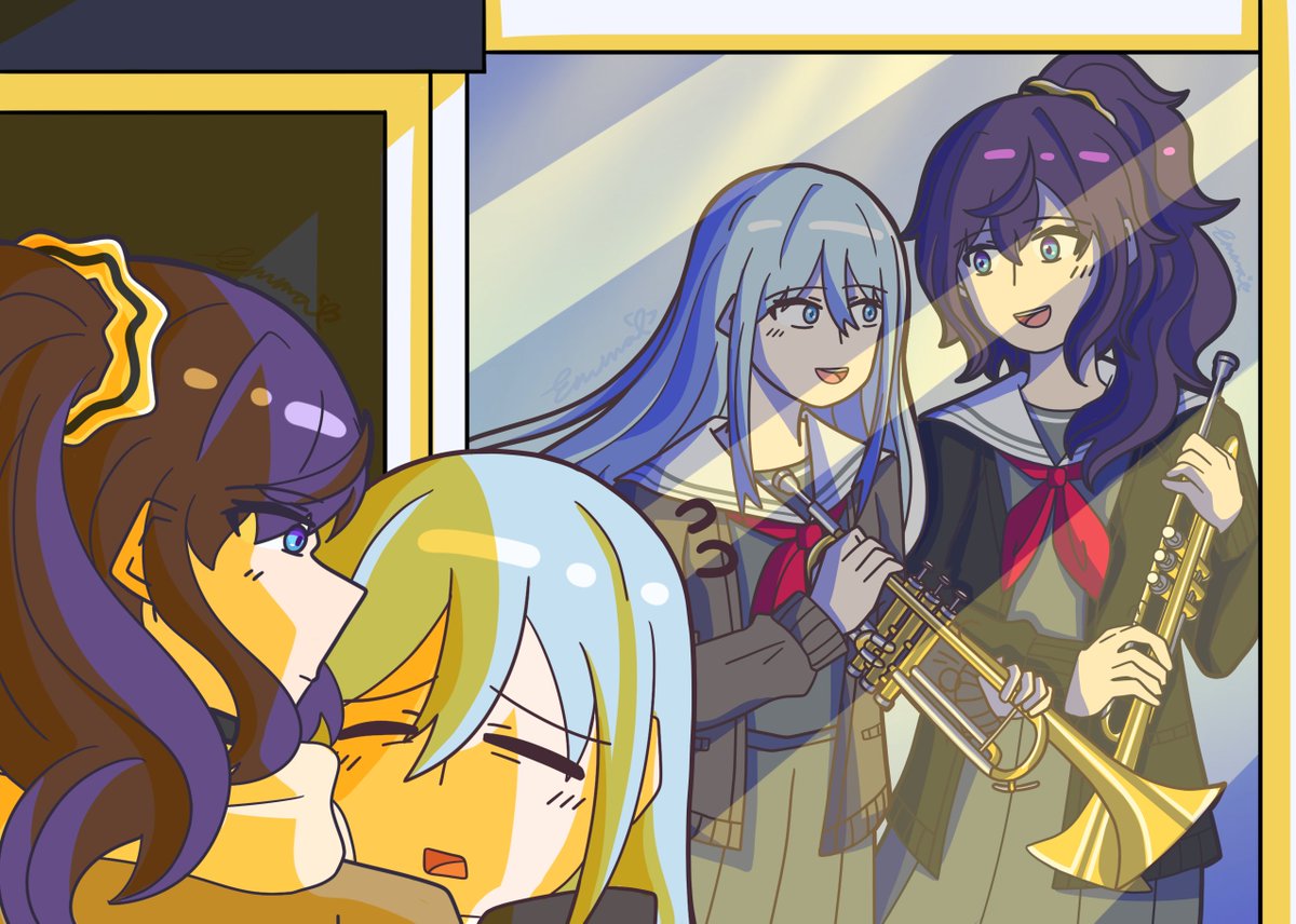 EmmatheCat_lol's tweet photo. #kanamafuweek2026
Day 2: Reflection
-
I have hard times drawing the trumpets... https://t.co/rmGBk8m4Mu