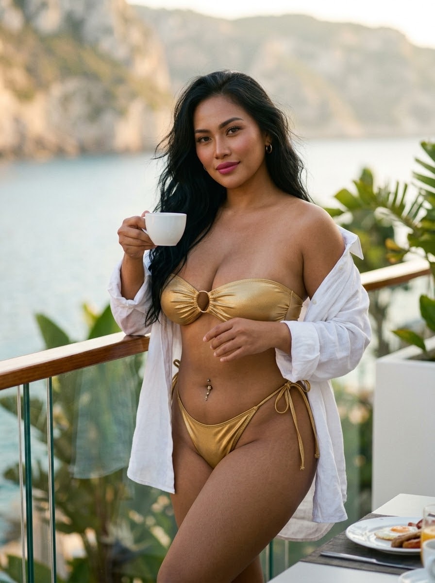 BikiniLensAI's tweet photo. Golden hour hits different
Soft curves, shiny gold, pure fantasy.
Which one’s your favorite? 👀

#AIArt #BikiniLens #SEABeauty #GoldBikini #aigenerated https://t.co/923D97cw8k
