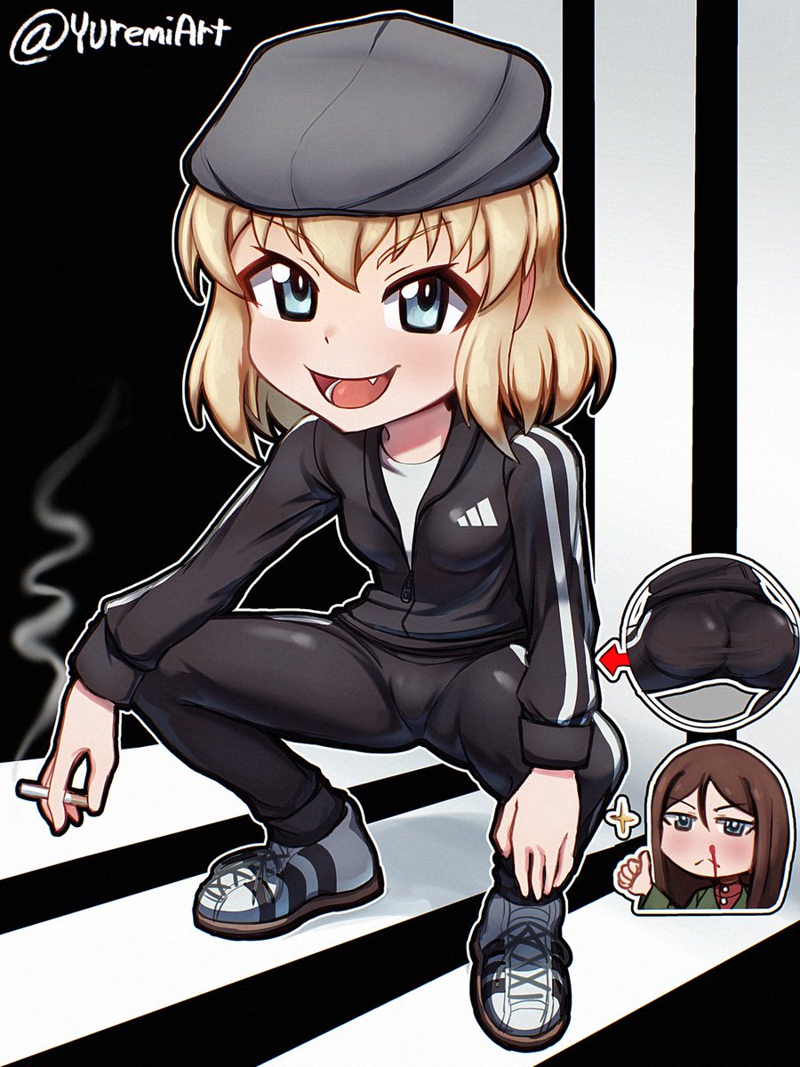 YuremiArt's tweet photo. Gopnik Katyusha, need it or keep it? (Girls und Panzer) https://t.co/w9Y3U87ZGg