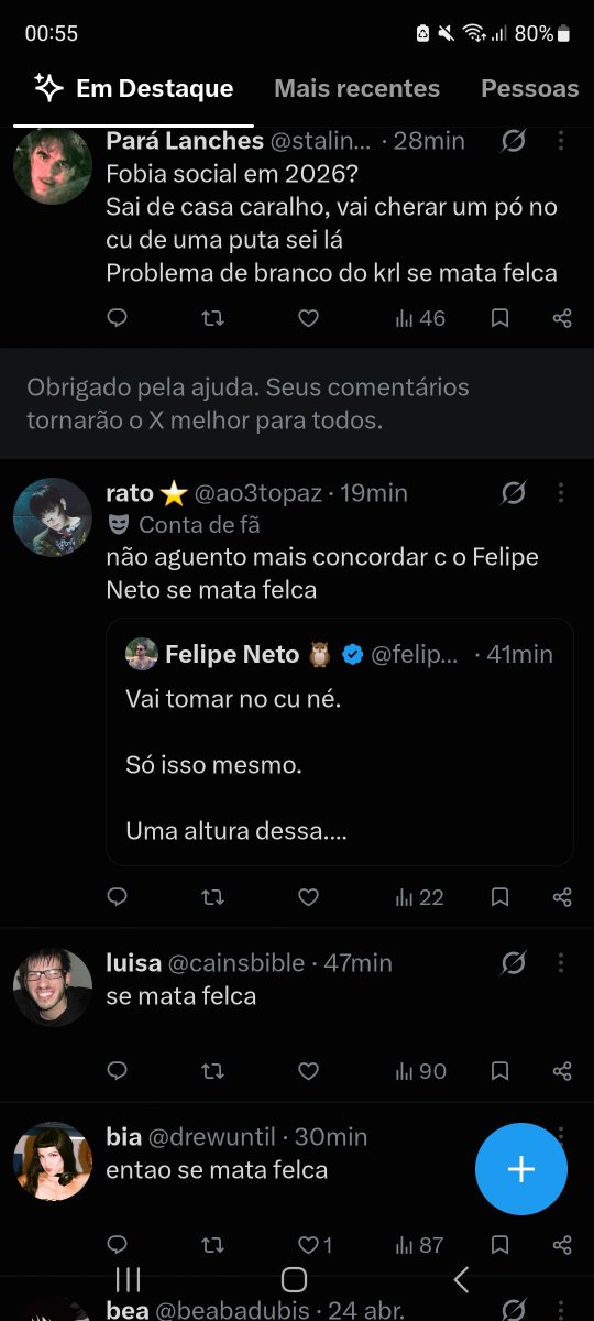 canal_namura's tweet photo. GENTE NOJENTA, ABJETA, ESTÃO INCENTIVANDO O SUICÍDIO DO FELCA!
ESQUERDA MALDITA! https://t.co/UZyDsOrSzw