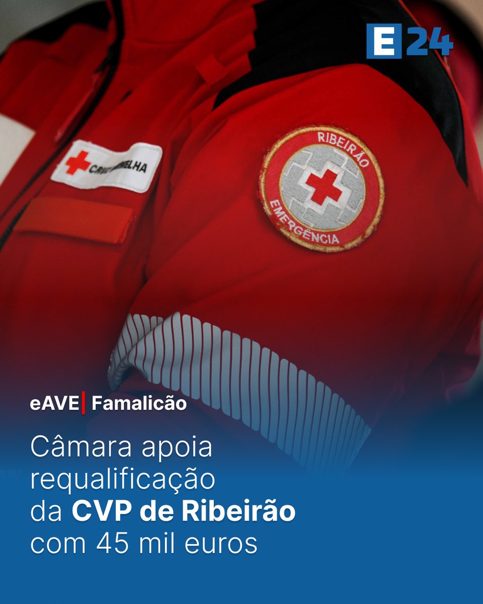 E24_pt's tweet photo. Câmara de Famalicão apoia requalificação da CVP de Ribeirão com 45 mil euros #CVP #Famalicao Ler aqui https://t.co/TYATJmkSRl https://t.co/WIf4AFRQmI