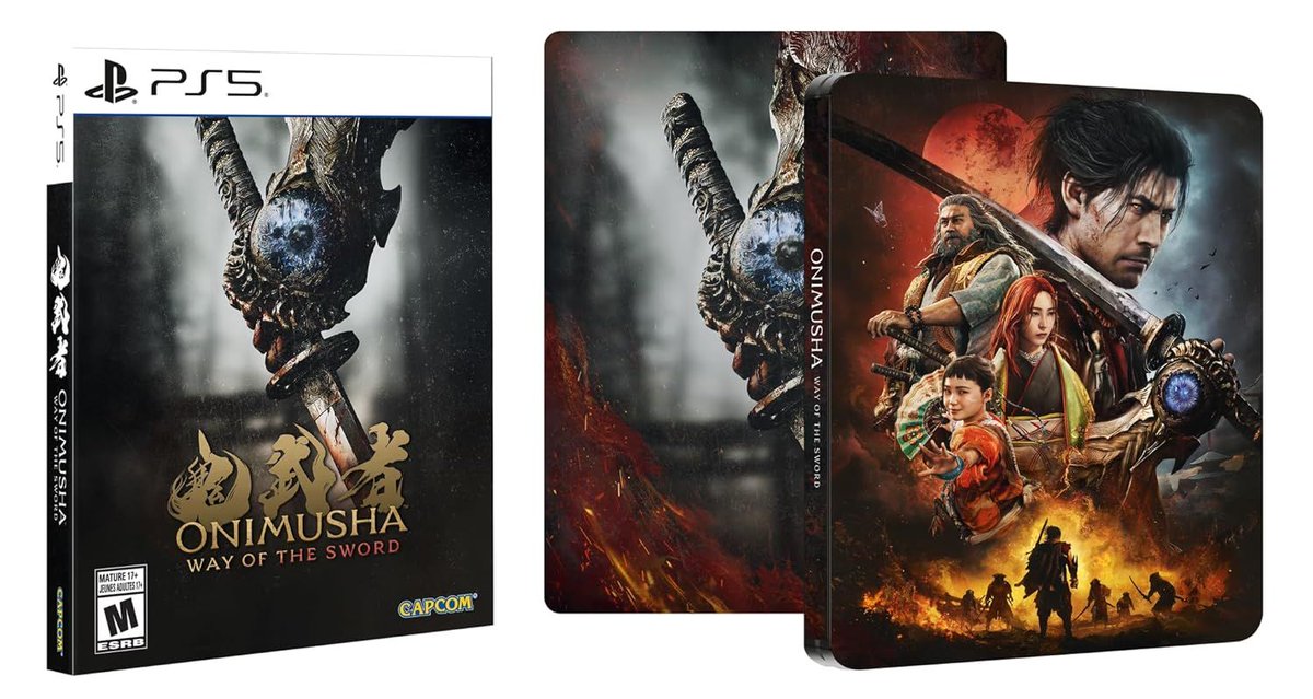 _Geotherma's tweet photo. Amazon - Onimusha: Way of the Sword Steelbook Edition - PlayStation 5
$74.99 - https://t.co/UR1xlry6Vc Ad
#Onimusha #PS5 #WayOfTheSword https://t.co/h87C5U6LtH