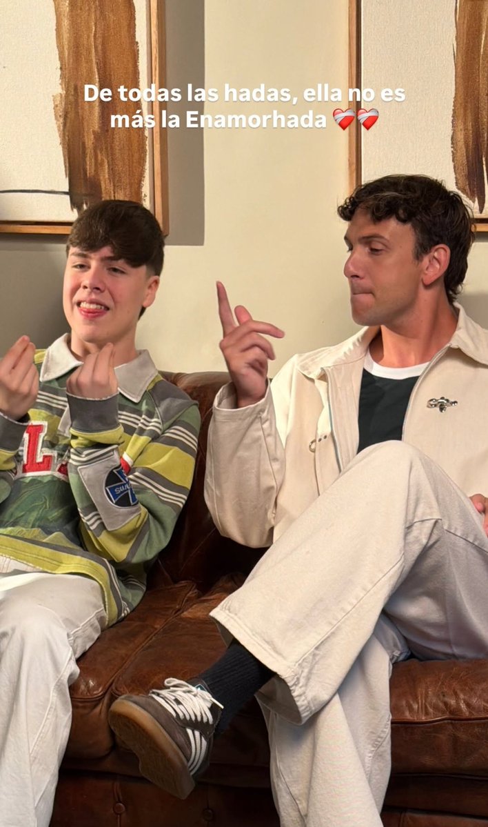 fansclubbausa's tweet photo. "De todas las hadas, ella no es más la Enamorhada ❤️‍🩹❤️‍🩹"

- Bauti junto a Luciano Creiner vía ig. https://t.co/POLT2KCjkJ