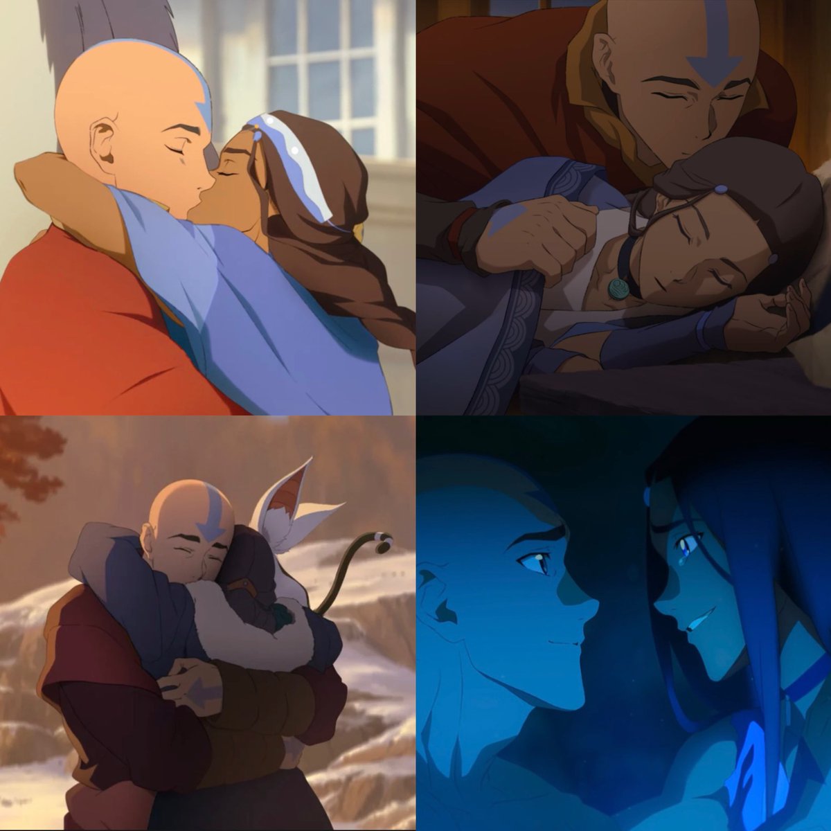 dailykataang's tweet photo. if this is how katara and aang act during the worst year of their relationship, i need to see how they act at their best. https://t.co/vfExYLK8zr