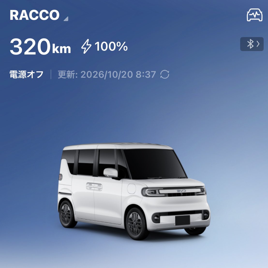 326EV's tweet photo. うちのラッコ🦦
無事にディーラーに到着して充電された模様🔌

🔋 充電開始：18:32（8％）
🔋 充電終了：翌6:48（100％）
⏱️ 所要時間：12時間16分
⚡3kW普通充電器

軽ユーザーなら普段使い全く問題ないなー

仮に21時に充電開始しても、翌6時時点で200kmは走れるようになってる。
電気代も800円くらいだし。

3kwの充電器設置なら5〜15万で済むし、国から最大5万円の補助金も出てる。

ランニングコストがガソリンの半分以下になるんだから皆乗ればいいのに🙄