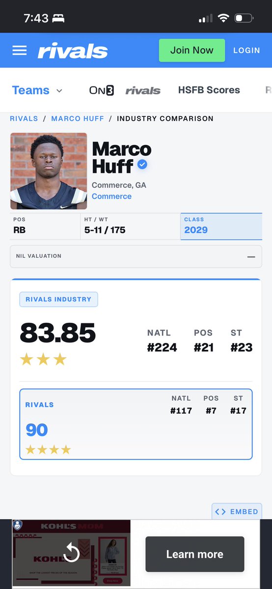 HuffMarco19376's tweet photo. Beyond blessed all glory to God 🙏🏿
@GregoryLenny @coachheavyd1 @CoachDaniels06 @mattbeyatt @CoachKailonJ @ChadSimmons_ @Coach_Patton34 https://t.co/DLzn0UuGSg