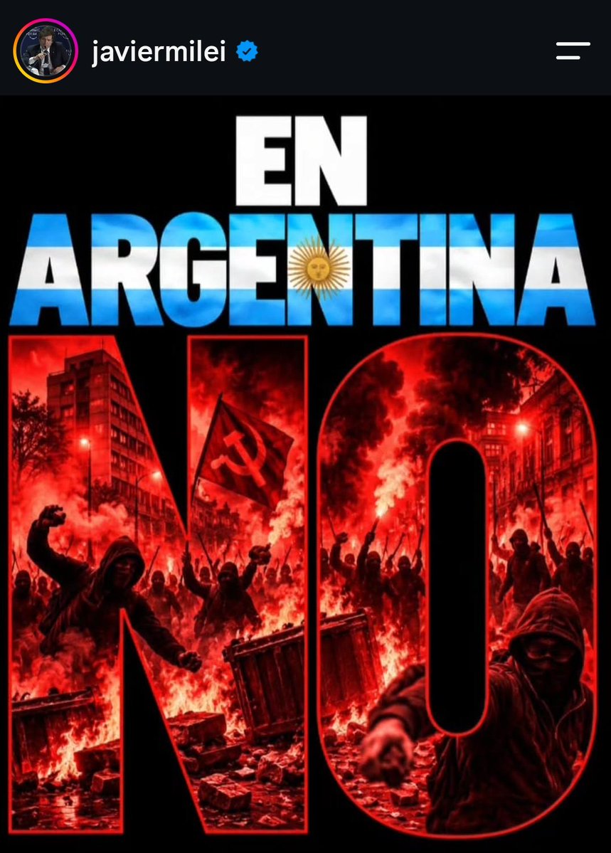 Lautiavanza's tweet photo. Exacto Javo 

Gracias por defender la patria https://t.co/U9bdJcAxnU