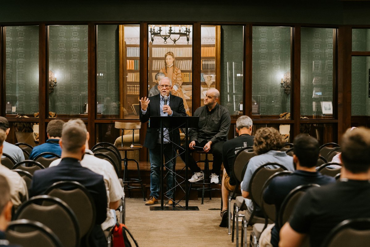 kyleworley's tweet photo. This is my dad. 

I can’t tell you how many times I’ve called him to ask questions and seek wisdom on ministry leadership these last 16 years.

Many ministry leaders don’t have this kind of mentor - so we wrote a book about how to thrive in leadership.

We hope it encourages you! https://t.co/HJJdqU2e7N