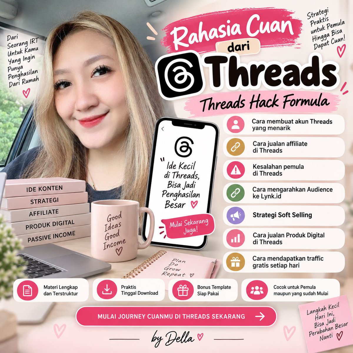 deeellls's tweet photo. ❎ threads jd tempat cuap2 aja
✅ threads jd tempat cari cuan buat IRT 1 anak ini 🥳💸
aku punya ebook gacor yg lagi laris bgt cuma seharga 1 cup kopi kekinian 🥤
📌 link nya aku taruh di bioku ya atau bisa DM aku nanti aksesnya aku kirim 😉 https://t.co/uYNINKdwoi