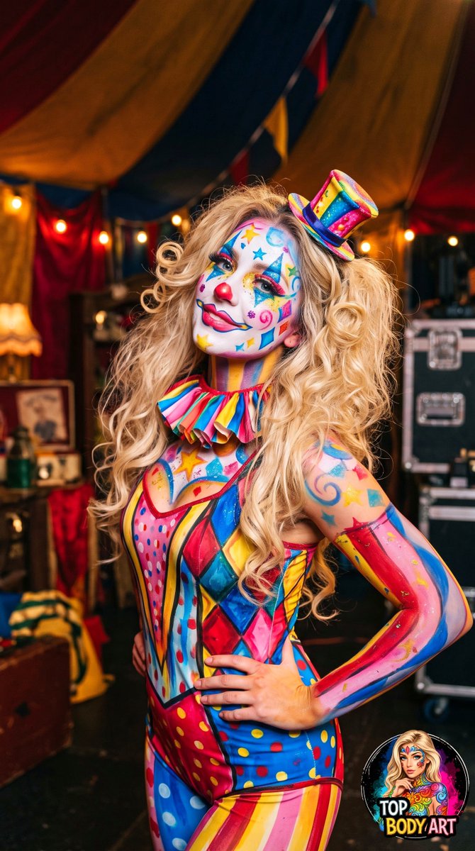 TOPBODYART's tweet photo. @EmbertheJester Here's a suggestion. Maybe something colorful like this? https://t.co/jgNHLzwiUe