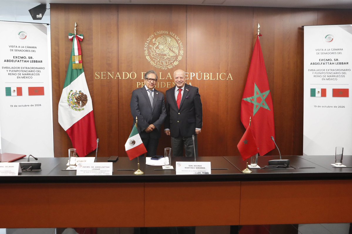 NoticiaCongreso's tweet photo. #TeInformamos| 📰
Senado plantea ampliar el intercambio institucional con Marruecos 🇲🇦
➡️ https://t.co/ju0xQvlV3p https://t.co/PdSxVXZ6ZR