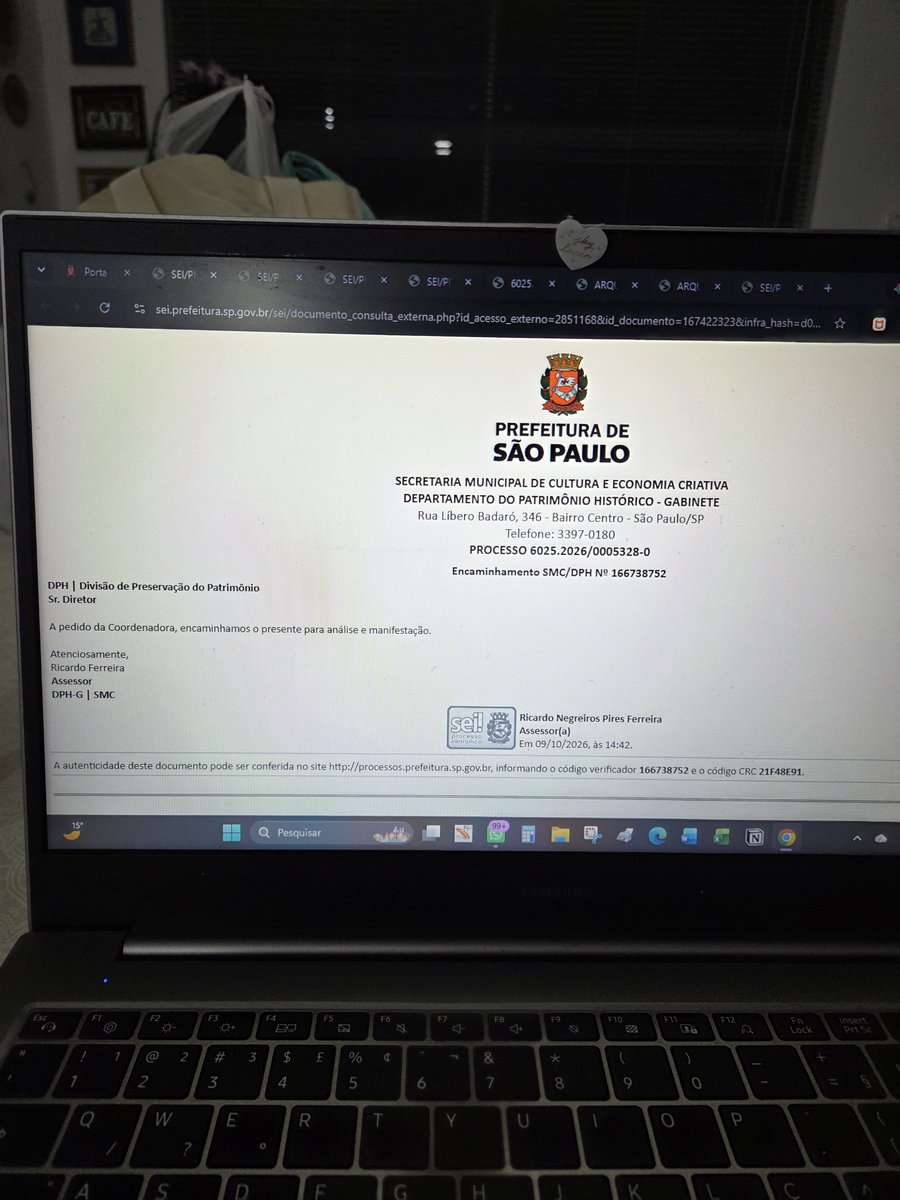 wisegirlff's tweet photo. @saaaph_sn Não estava previsto desde do início!!! Eles reabriram o processo de autorização de montagem e desmontagem do palco dia 09/10/2026 e encaminhar um novo projeto HOJE, 19/10/2026. Existia outro projeto que ja havia sido previamente deferido em MAIO DESSE ANO https://t.co/aELVCOD6Nz