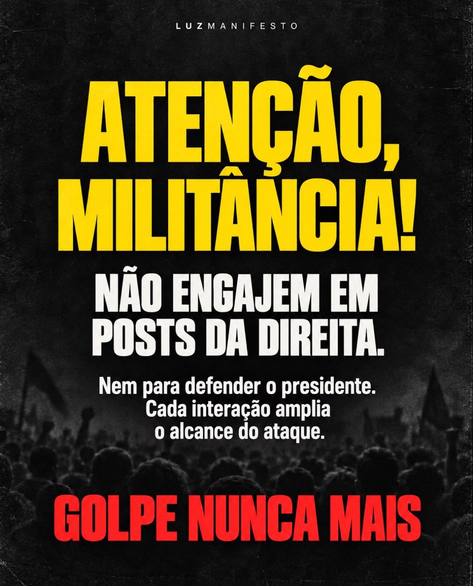 CrisMRSantos71's tweet photo. @DistopiaBrazil O General Janones explicou que o algoritmo não distingue se está falando mal ou bem. Portanto, não é pra citar o nome, nem espalhar nada de lá. A ordem é IGNORAR. https://t.co/LocvQzwSct