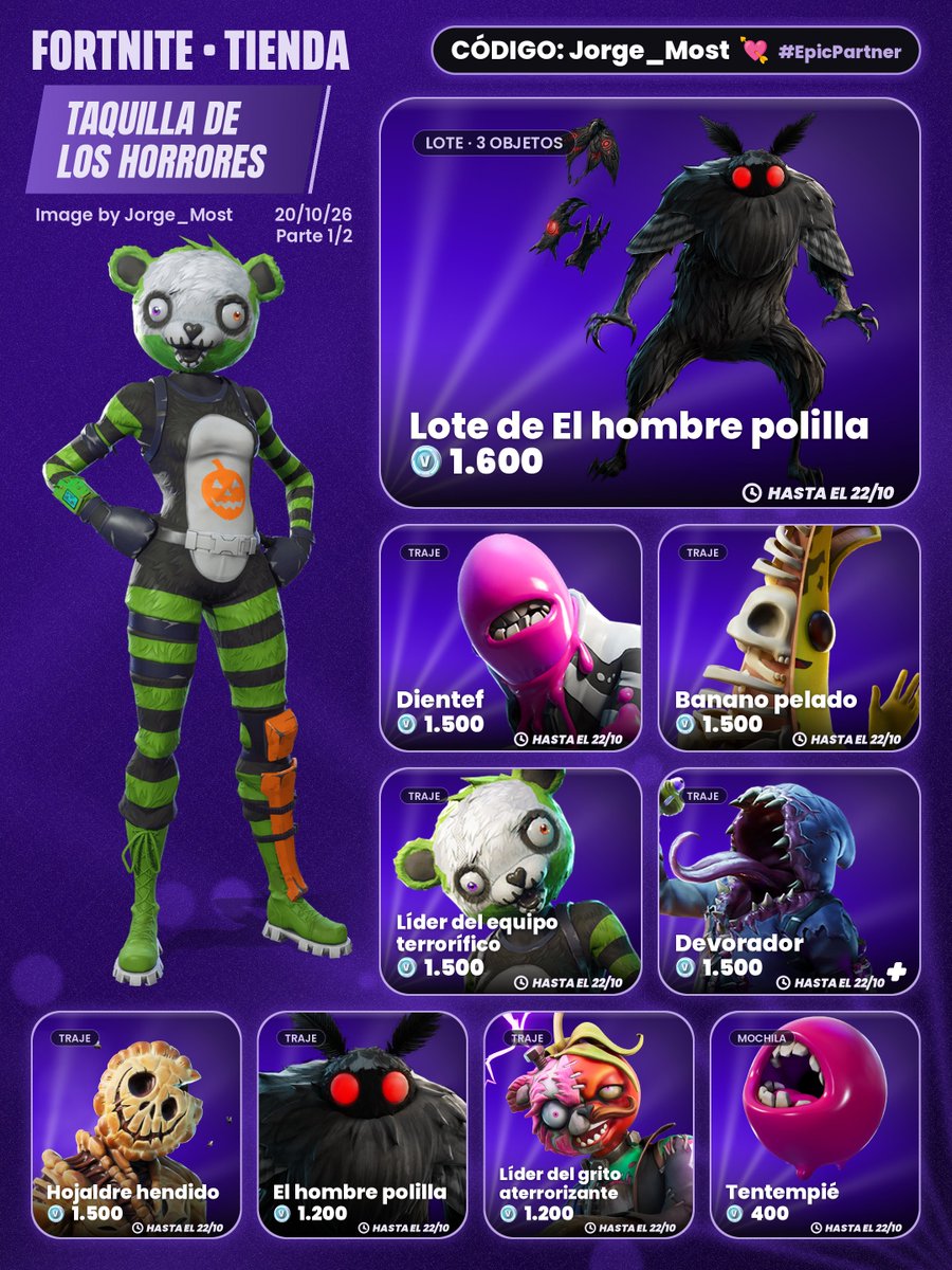 Jorge_Most's tweet photo. Nueva tienda bros!! Gracias de corazón a todos los que usáis mi código Jorge_Most , me ayuda mucho a seguir con todo esto ❤.

Enlace para comprar: https://t.co/vYOXEYBlD1

#EpicPartner 💘 https://t.co/OKDZ6GHSaf