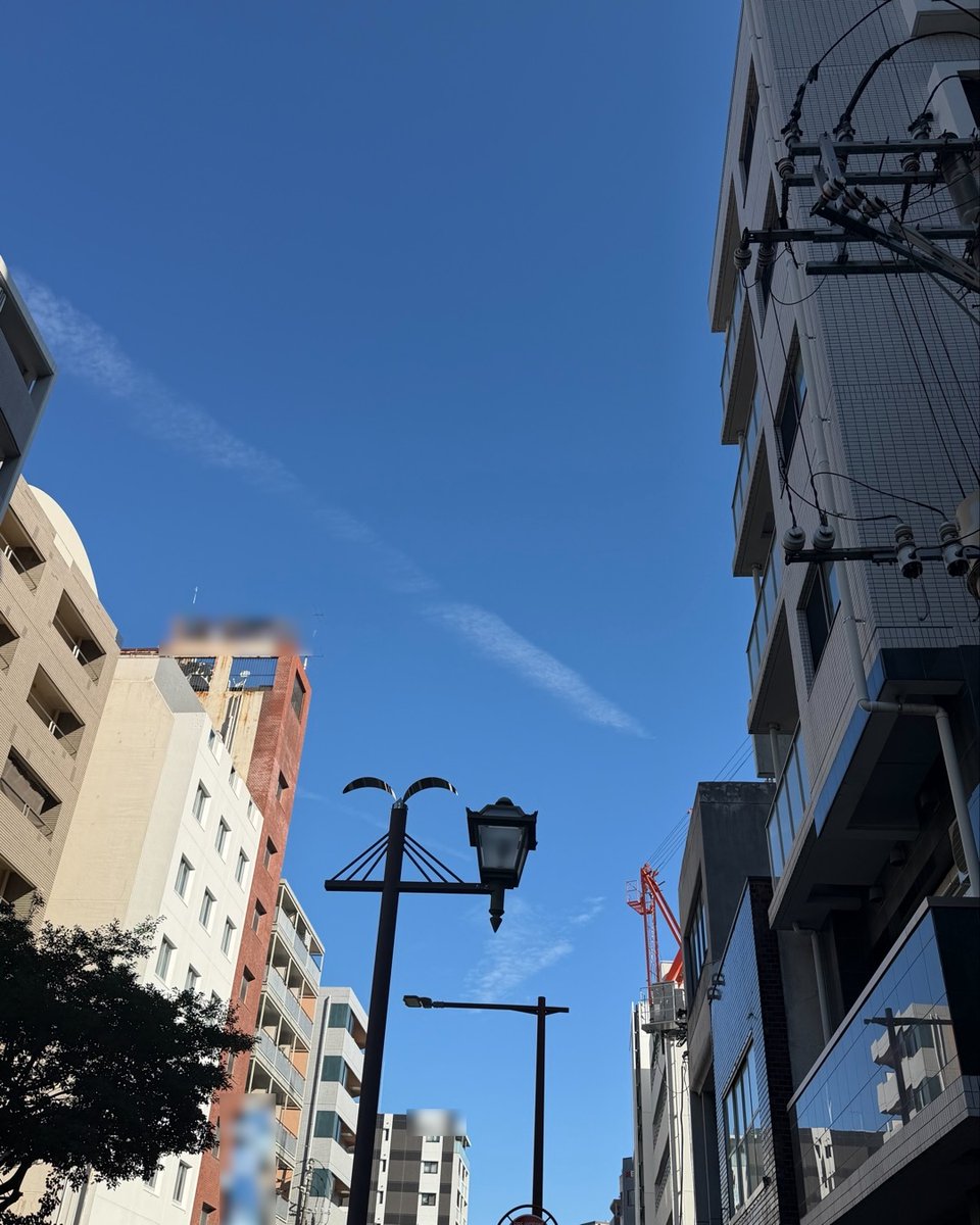 v0archive_stdio's tweet photo. おはブイ✌ 大濠公園はくもり☁️
先日の空に、指揮棒の跡が一本。飛行機雲です。右の電線は五線譜で、丸いものは音符。
演奏しているのは電気。ずっと弾いているのに、ひとつも音がしません。無音の名演奏です
#V0Archive #企業公式が朝の挨拶を言い合う https://t.co/rVhtCm8UZ1