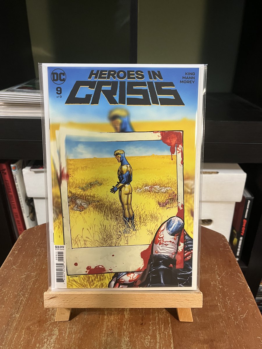 CheckedOutCat's tweet photo. 2019 Heroes in Crisis #9, Ryan Sook Polaroid variant. #ComicBooks https://t.co/fnapcDBbMW