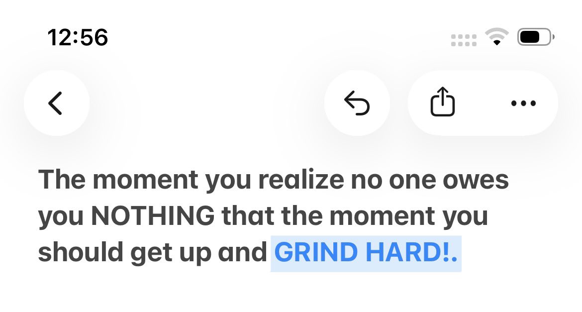 strictlymuddie's tweet photo. Get your GRIND UP no one is coming to get you🫵🏻! https://t.co/N0mdpNfWes