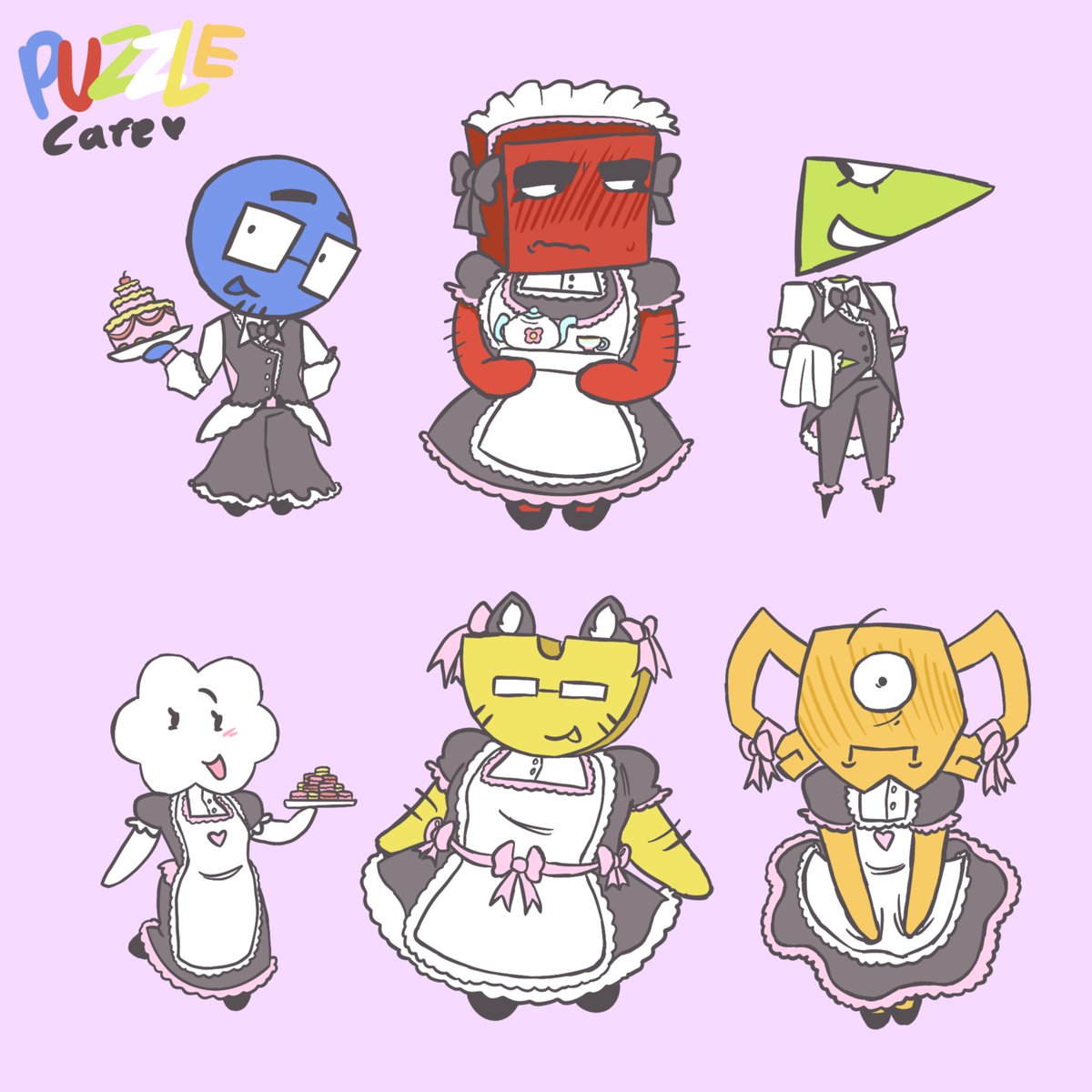 SolarSwstem's tweet photo. Welcome to PuzzleCafe! 😊
#maidcafe #puzzleheads https://t.co/CsJrzSjtzH