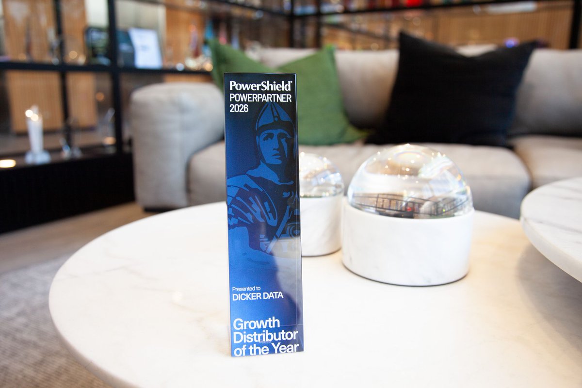 DickerData's tweet photo. 🏆 Growth Distributor of the Year 2026. We're honoured to receive this recognition from PowerShield and grateful for the partnership we've built together.

Thank you to the PowerShield team, and our partners for your continued support!

#WERAREDDR https://t.co/T9idtWxtfN