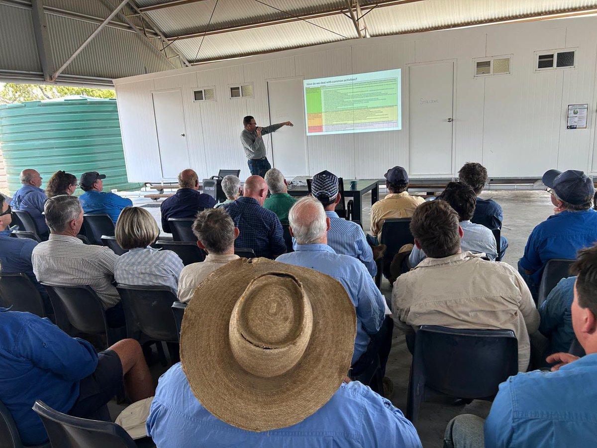AgForceQLD's tweet photo. AgForce is making sure Canberra hears Qld producers 📣

In this week's column, Josefine Pettersson, AgForce Head of Industry Development, talks about the impact of AgForce's EPBC Roadshow, which has been travelling across regional Qld. 

👉 https://t.co/B0alC4CbmG https://t.co/NaMKyUNiKS
