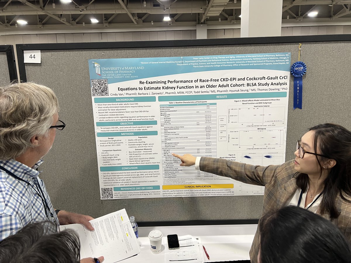 ACCP's tweet photo. Scientific Poster Sessions at #ACCPAM26

Over the past few days, attendees have engaged with a wide range of research spanning clinical practice, education, and innovation in pharmacy. These sessions continue to highlight the depth and diversity of work shared at this year’s Annual Meeting.

Thank you to all presenters for showcasing your work and contributing to such impactful discussions.

Don’t forget—the final Scientific Poster Session takes place Tuesday. Be sure to join us for the last opportunity to explore and engage with this year’s research presentations: https://t.co/UowC75F2c6