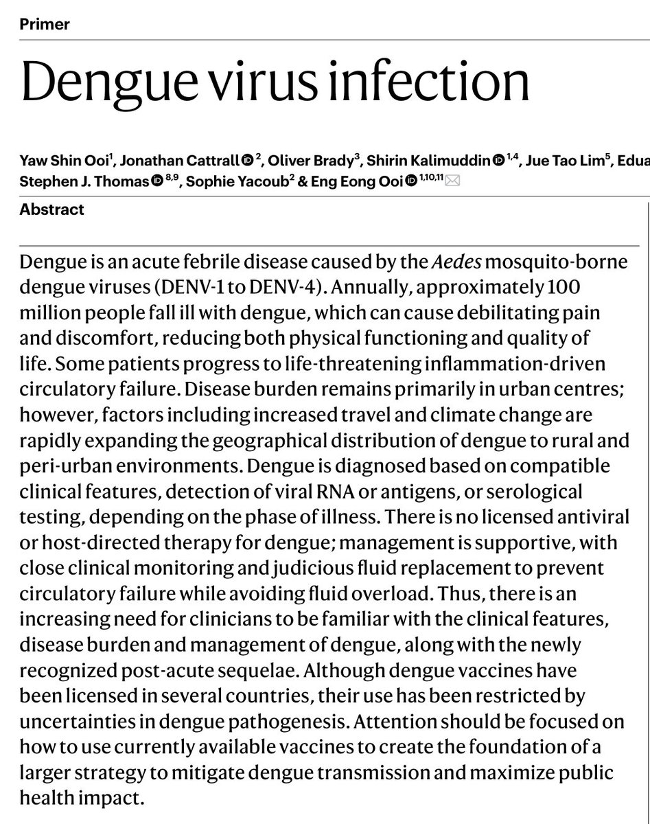 ericknevarezr's tweet photo. Dengue virus infection 
Nature 2026 
https://t.co/zf7DSho3s9 https://t.co/CpnQ2BqEBi