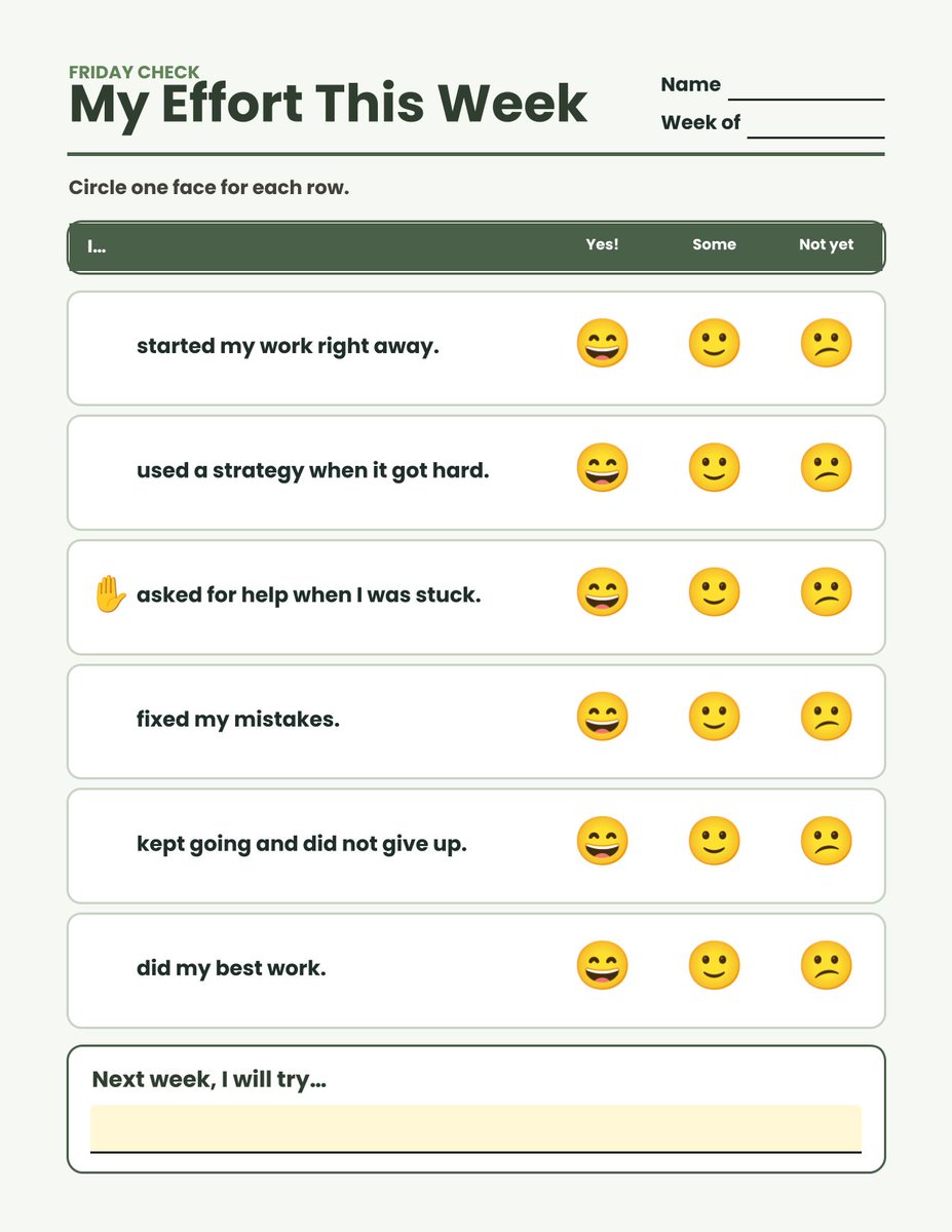 mrshowell24's tweet photo. Help your students track what their hard work can do. This routine makes effort visible and worth celebrating. https://t.co/QiTFVQUp4i https://t.co/9llF1VlXsp