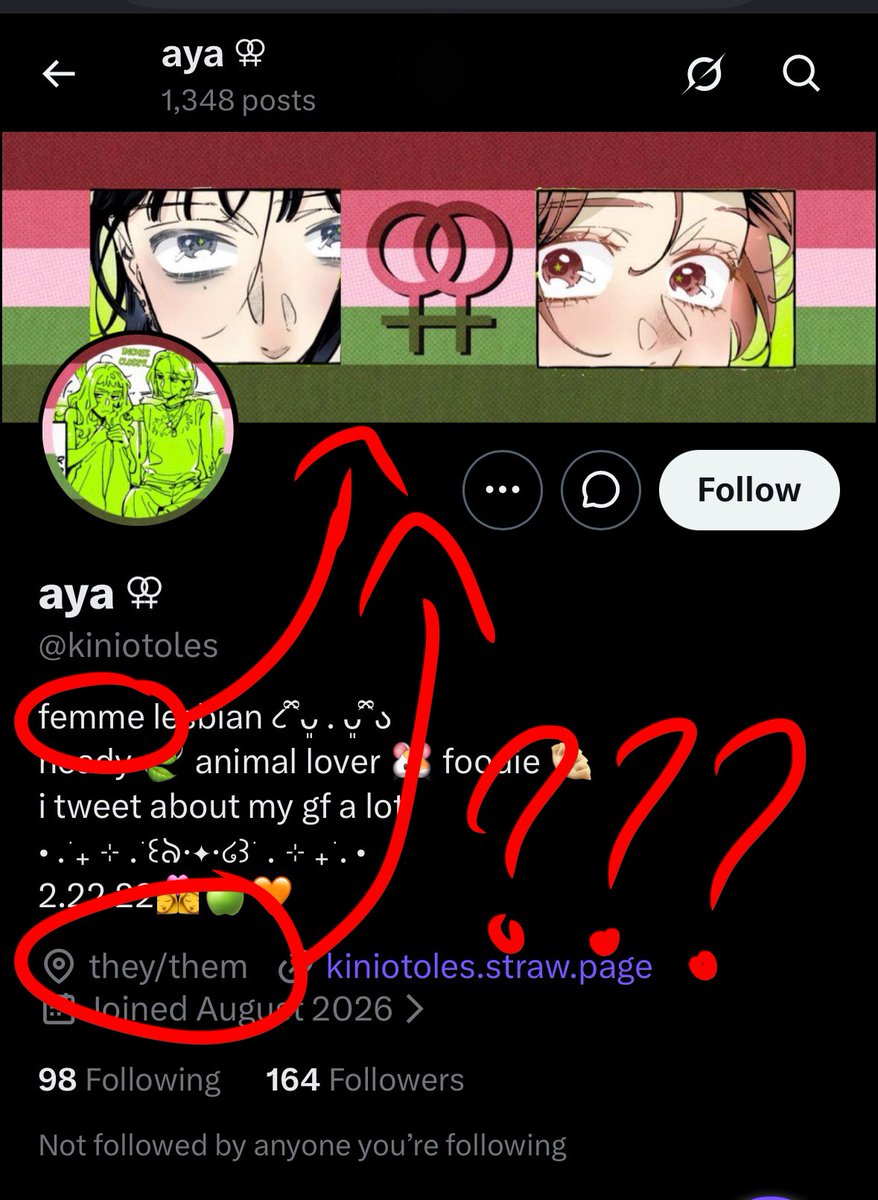 shibshabyuri's tweet photo. the concept of a nonbinary femme terf lesbian https://t.co/clgmaDGNHO