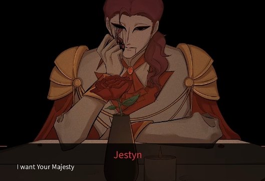 _Meiros_'s tweet photo. Jestyn usando el traje del rey en su primera cita JAJSJAS tan lindo.

Sigo creyendo que en el fondo todavía le queda esa chispa de rey y quería verse "a la altura" con nosotros en la cita... después de todo va a cenar con su majestad
#jestyn #Kingdomofmarionettes #crownus https://t.co/5bc2owquMs