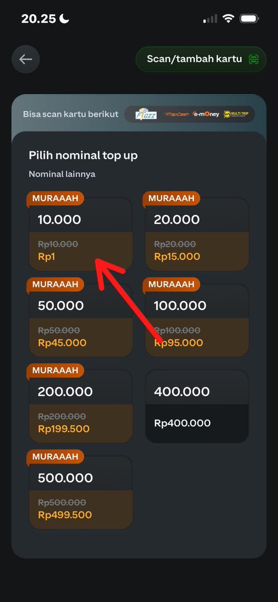Drigohaan's tweet photo. ada info menarik nih buat kita2  yang suka berburu promo, jangan sampai melewatkan yang satu ini. isi saldo emoney 10rb lewat aplikasi gopay cukup bayar Rp1 aja, murah banget! #EMONEYRP1 https://t.co/NOejh5A94G
