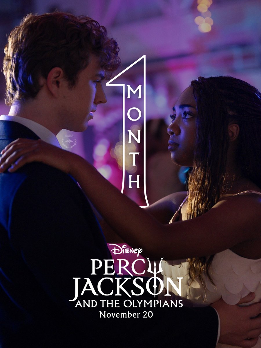 ConselhoOlimp's tweet photo. Falta 1 mês para a 3ª temporada de Percy Jackson e os Olimpianos.

A primeira adaptação de “A Maldição do Titã” estreia em 20 de novembro no @DisneyPlus, com dois episódios por semana. 

#PercyJackson https://t.co/9E1R1nO2Y2