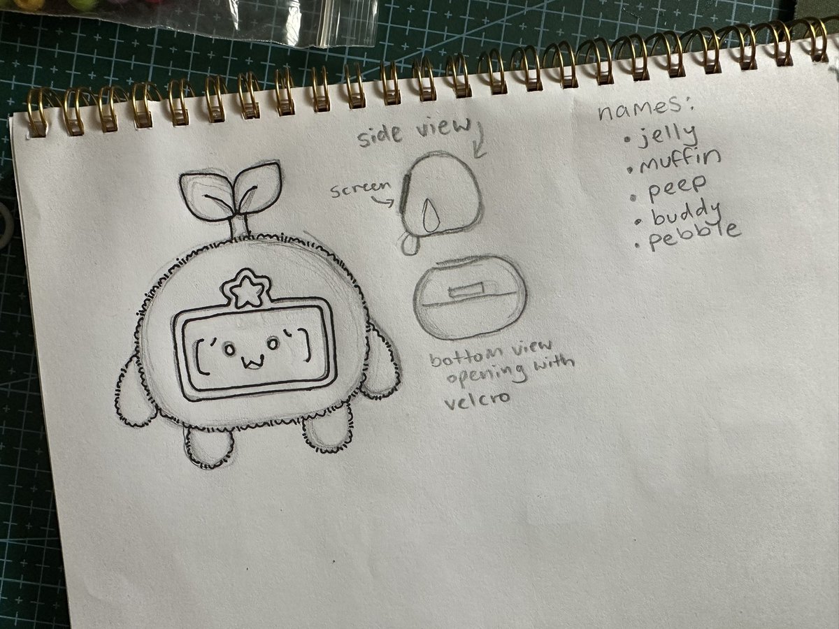 kitzposting's tweet photo. e-ink display little guy who communicates via kaomoji only. taking name suggestions must be cute. https://t.co/SfA4DuQ9pg
