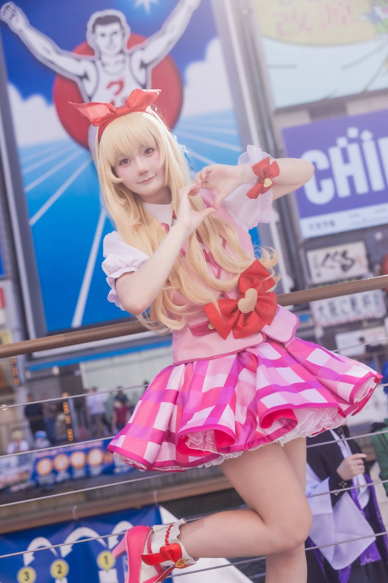 0223sada's tweet photo. アイカツ！ / 星宮いちご 
🍓💕
cosplay. @a33se_o2 
#道頓堀コスプレ祭 https://t.co/UTNSrmnnnt