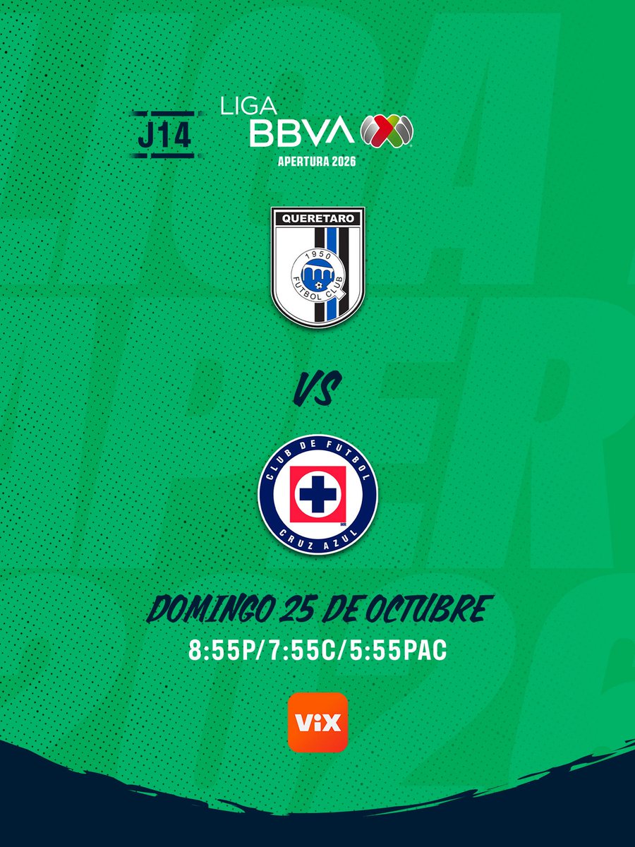 ViXDeportes's tweet photo. EL TREN LLEGA A QUERÉTARO Y LOS GALLOS NO LE PIENSAN DAR PASO! 🚂🐓

Cruz Azul quiere llevarse los tres puntos, pero los locales buscan cantar victoria en #TuLigaLateAqui 😮‍💨⚽

🇺🇸📲 @VIX https://t.co/HQUUFUc0nK https://t.co/yAd4ckKmMm