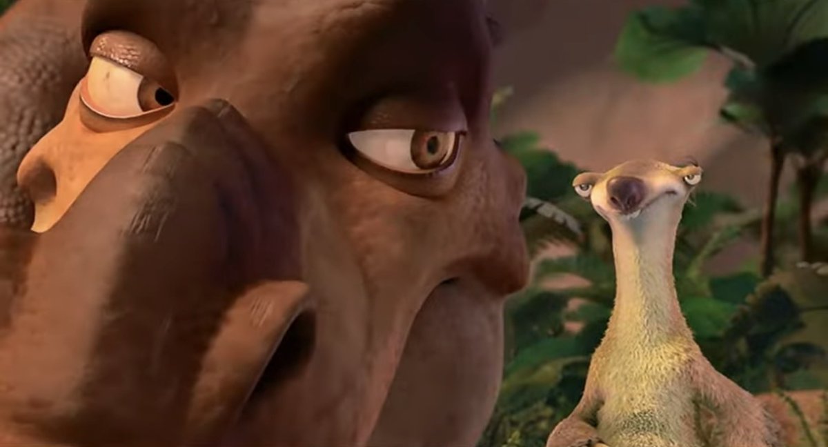Sasaqzwup's tweet photo. In honor of the ice age movies coming back on Netflix, Ive gotta remind everyone where our roots be at ✌️

They are soooo divorced couple who still meet up for drinks and neighborhood events…  Also momzilla  is  hyperfeminine because i said so.

#crackship #art #sid https://t.co/wu9bMv7fnS