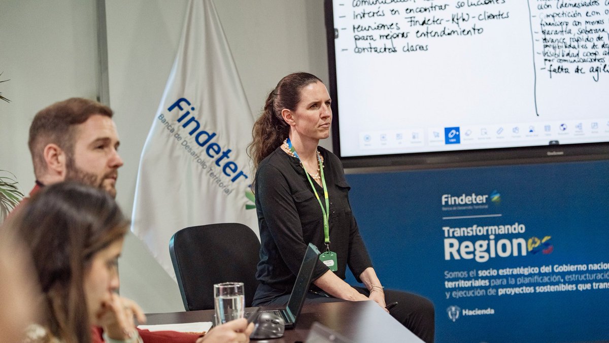 Findeter's tweet photo. Cerramos la misión con @KfW_int tras cuatro días de trabajo conjunto para evaluar los avances del Programa de Protección Ambiental Municipal, intercambiar aprendizajes e identificar nuevas oportunidades de cooperación.

Una apuesta por fortalecer capacidades e impulsar proyectos sostenibles que impacten en la calidad de vida de la gente en los territorios. #HacemosRealidadLaPatriaMilagro @MaPaulaTejada
