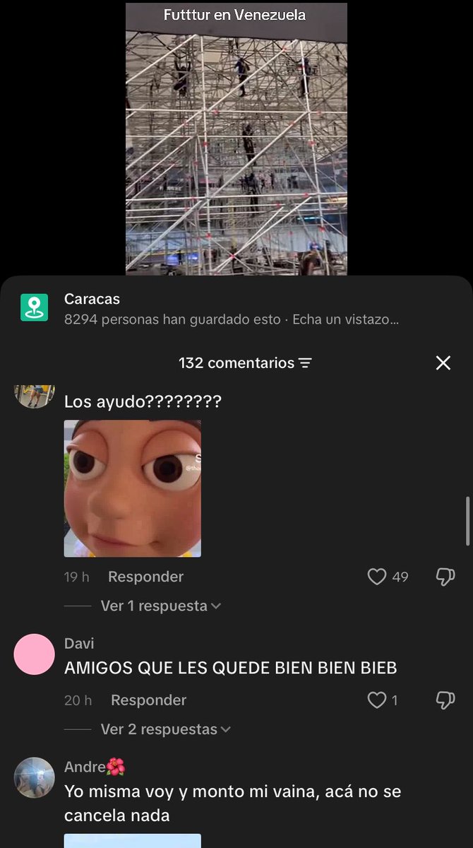 rodrigoxtini's tweet photo. los comentarios que están poniendo a la productora del show de TINI en Venezuela 😭 https://t.co/LbH03oHMUh