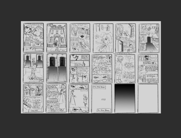 EffieGlasss's tweet photo. ready to start sketching these out properly now :) I think this'll be part 1 of Chapter 1 but we'll see!

#Welcomeharrow #deadlock https://t.co/pvKBk8WQpY
