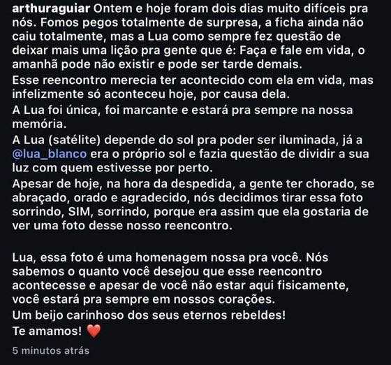 bppsiil's tweet photo. Você estaria radiante e tenho certeza que está onde quer que esteja, Lua Blanco. Você passou por aqui para deixar um legado de amor e um brilho único.
Obrigada por me ensinar a ser rebelde. Meu coração vai ser rebelde para sempre. Por você, por vocês! 🖤✨
#ParaSempreLuaBlanco https://t.co/WkvHuFJr8c