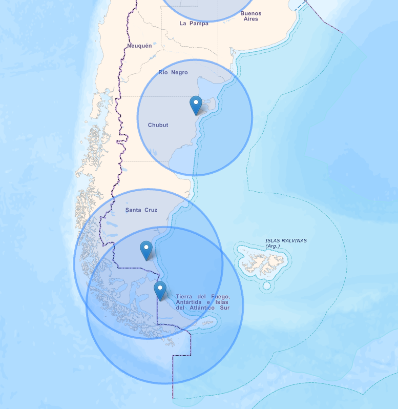 TobiasPrez2's tweet photo. Situación actual de Radarización en el Sur Argentino, dos RPA-240T, uno en Rio Gallegos, y este próximo que reemplazara al RPA-170M en Rio Grande, luego hay uno en Trelew que es un MTPS-43 modernizado, que será reemplazado en un futuro por los nuevos Radares RPA-200F de INVAP 🇦🇷 https://t.co/LkVy1RdbCL
