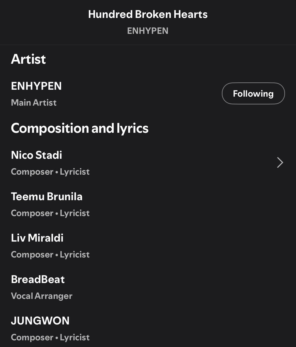 kuugiiiii's tweet photo. Acting like ENHYPEN is prohibited from making music. Mind you, Jake was the first ENHYPEN member to receive a songwriting credit with the legendary “SHOUT OUT.” Jay and Jungwon have also produced and participated in making music.
If HS wanted to make music his own way, why did he debut in a group in the first place? No one promised him that he would become ENHYPEN’s producer. Does he even have the ability to produce music for ENHYPEN? 
Of course, he needed to build his fanbase within ENHYPEN first. That’s why he said ENHYPEN was his first career. Disgusting