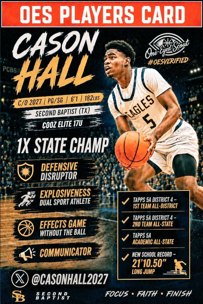 AlbertHallJr2's tweet photo. Honor Roll Student/Athlete

Cason @casonhall2027, we wanted to say how PROUD we are of you and give your FLOWERS - 2026 "1st 9wks Grading Period @ SBS HTX- HONOR ROLL" - 📚🧑🏽‍🎓🏅- Mom &amp; Dad @SBSBB24 
 
CONGRATS 🙏🏽🐶🐾 https://t.co/WuVoY0VuRC
