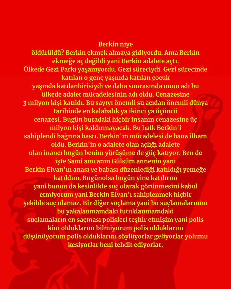 Devgencliler25's tweet photo. Dev-Gençli Taceddin Erol Şahin, 175 gündür açlık grevinde! 10 Eylül 2026’da görülen duruşmasında yaptığı savunmayı siz, halkımızla paylaşıyoruz! 

Yaşasın Dev-Genç, Yaşasın Dev-Gençliler! https://t.co/vd3HnJLxHk