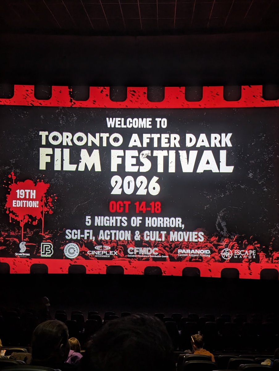 TogeReturna's tweet photo. Last week I had the absolute pleasure of going to my first ever Toronto After Dark Film Festival (@TADFilmFest) and got to see 11 new movies with an awesome crowd! Planning to have a longer review soon but here's my personal ranking of all the films I saw (and no duds!) #tadff https://t.co/HX8di5GWwu