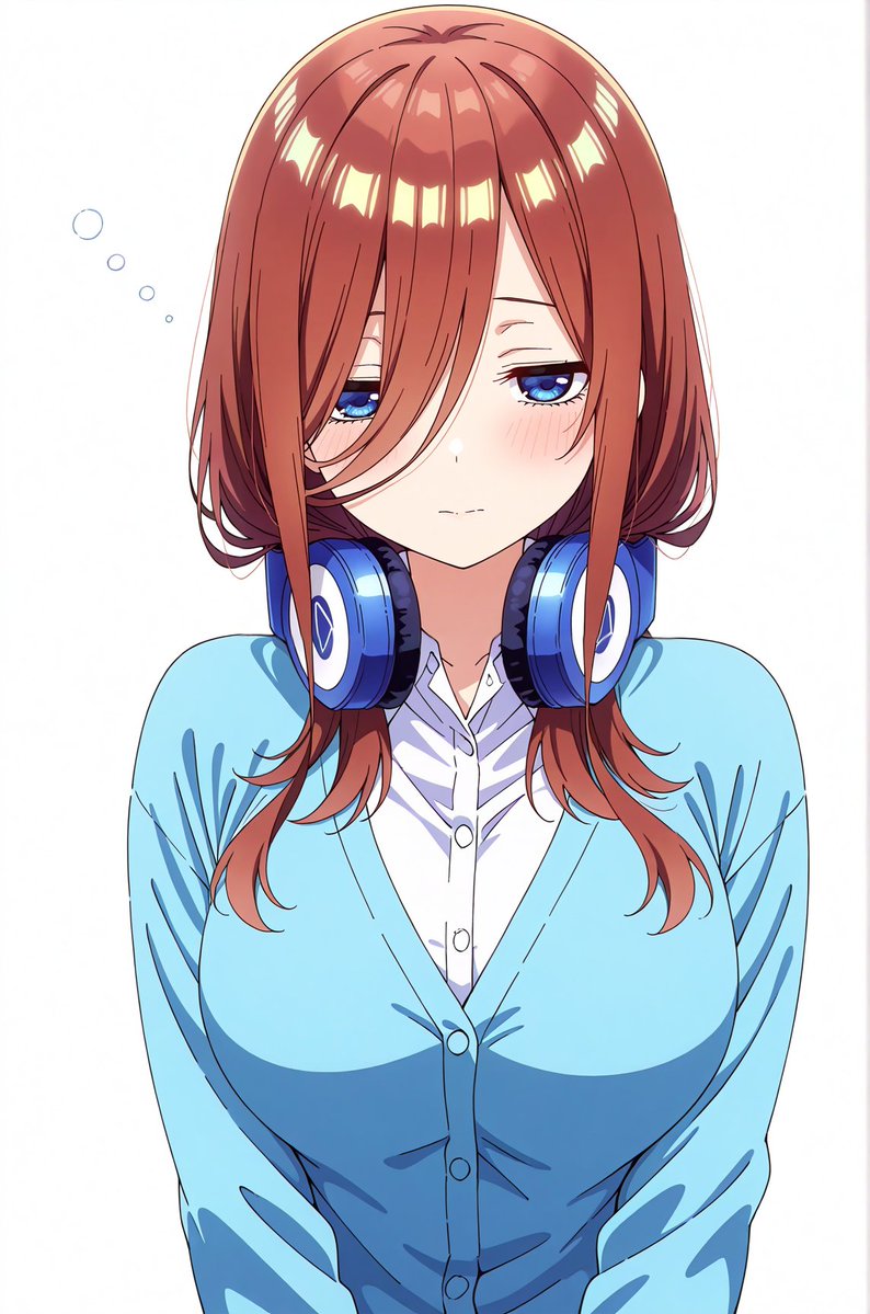 Aoi_CreatorLab's tweet photo. #五等分の花嫁 #中野三玖
SFW

🎀 新・中野三玖ちゃん制作開始っ！💙✨

まずはLoRAなしでテスト生成してみましたっ🌸

まだまだ調整中だけど、ここからもっと可愛く、
プロンプトを仕上げていきますっ！(៸៸>⩊<៸៸)💕 https://t.co/kiG3DA26JV