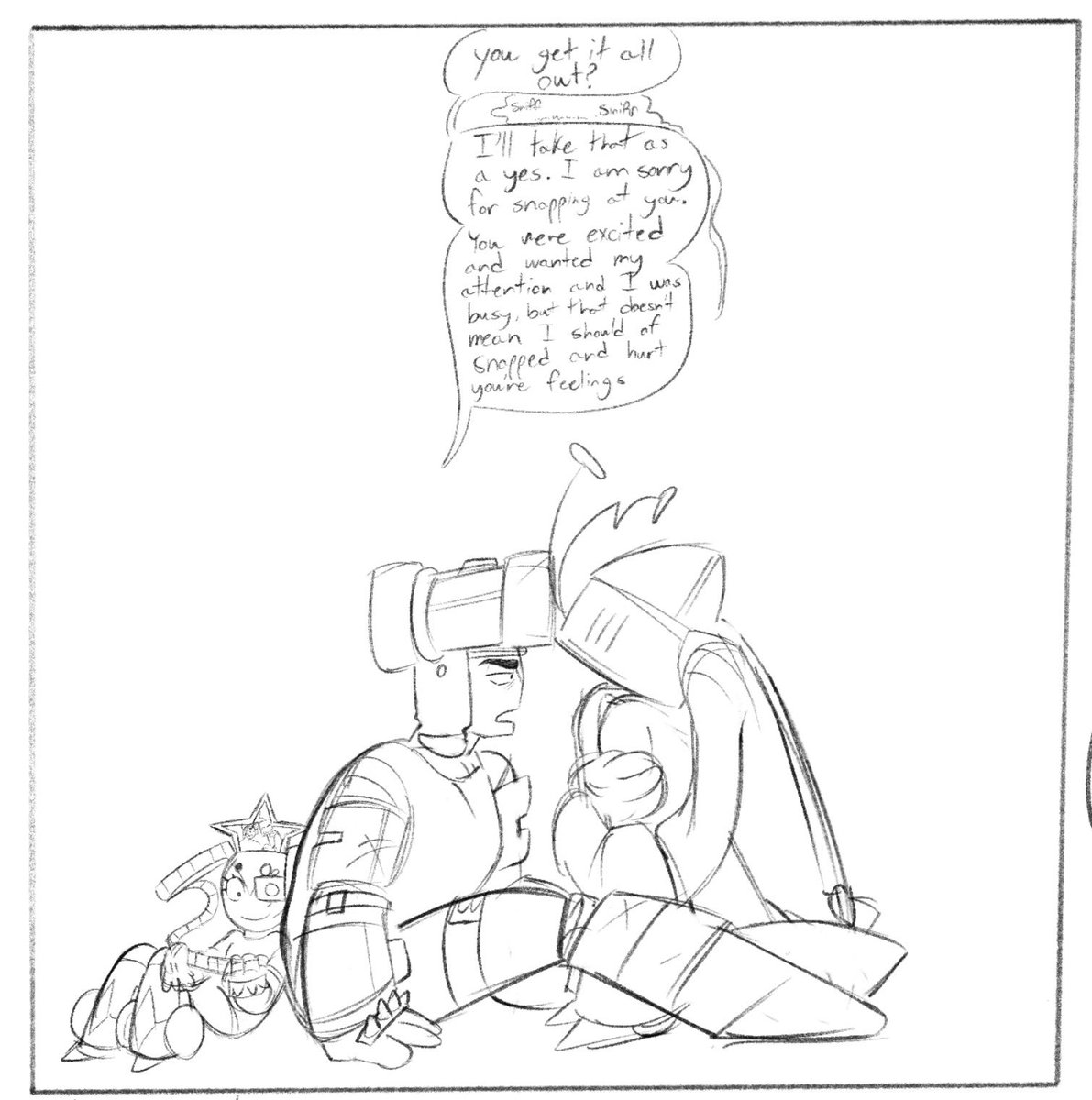 nomoresopha's tweet photo. Made a continuation bc a comment I got, dehumanizing BPD, made me really mad so I had to show how you can have a healthy relationship with BPD, it’s hard and exhausting but if you love someone you would go the distance
1/2
#gunshow #CallingAllVillians #wpnz #mrpuzzles https://t.co/dMQc8AiVCx