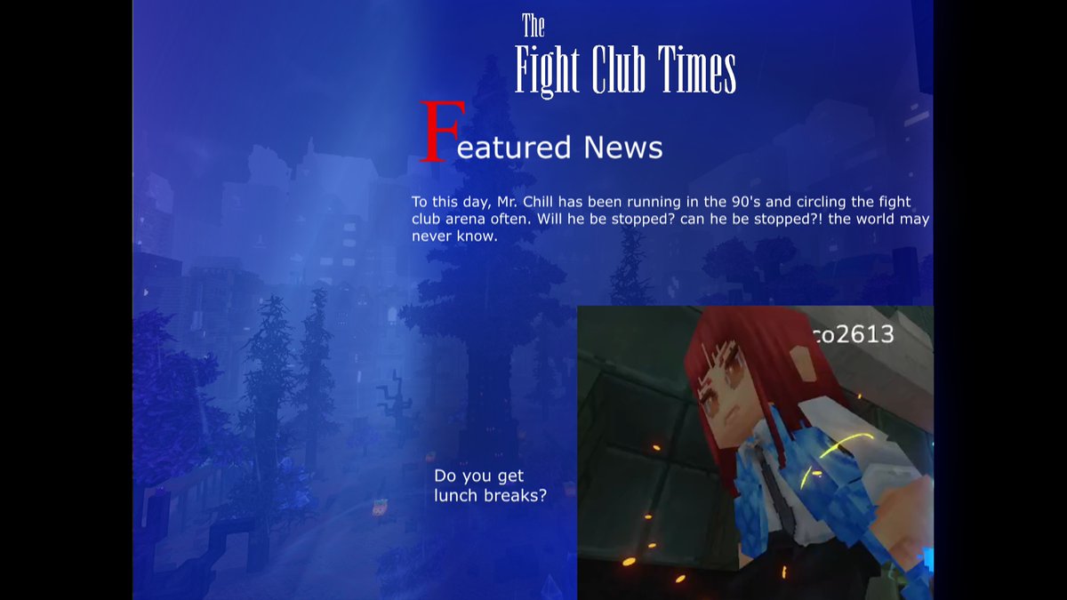 HytaleFightClub's tweet photo. @HytroX2 made a fight club newspaper for fun.

Fight Club has fun people https://t.co/jsvmsDspcI