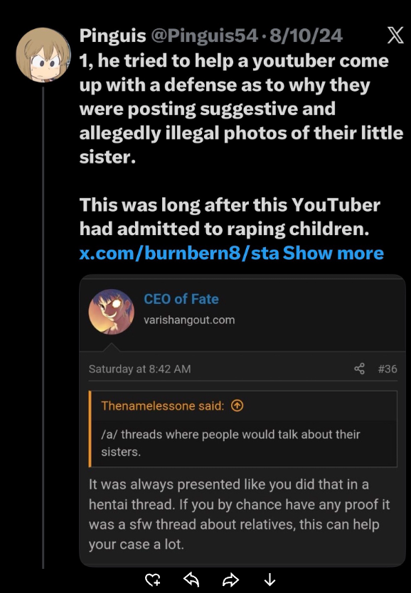 pedohunter6767's tweet photo. chibi reviews is a pedophile and here's more proof 🧵 https://t.co/mqLKaKEQ5l