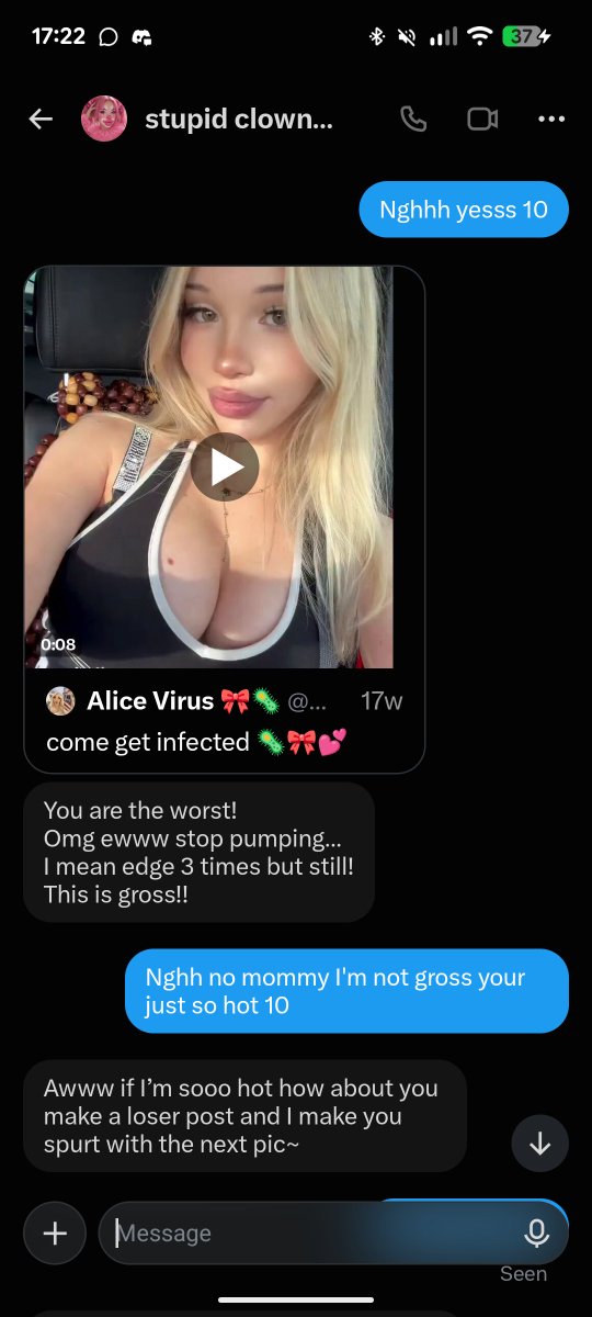 DOMCLICK234's tweet photo. I'm a gross little gooner who lost to @wankbattler2346 and is going to cum on command for them. Please battle them 

#wankbattle #wankchat https://t.co/iYh7K0SagI